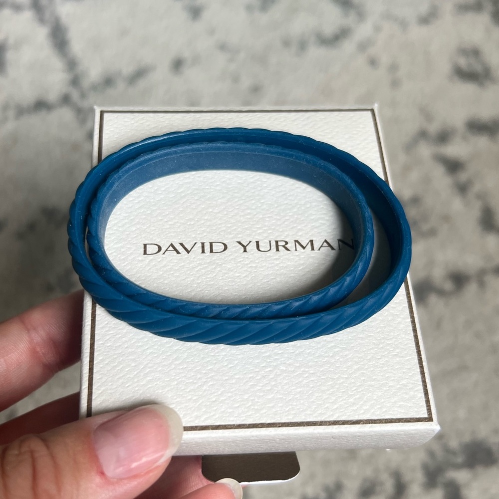 David Yurman Cable Rubber Bracelets (2)